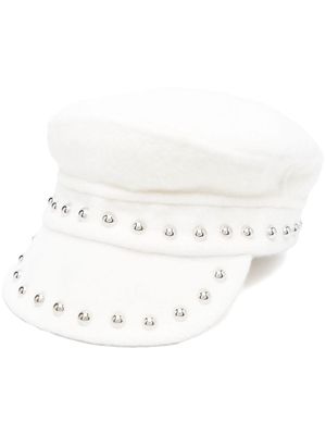 P.A.R.O.S.H. stud-embellished detail hat - White