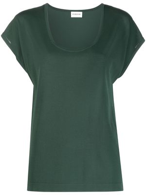 P.A.R.O.S.H. U-neck short-sleeve T-shirt - Green