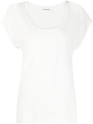 P.A.R.O.S.H. U-neck short-sleeve T-shirt - White