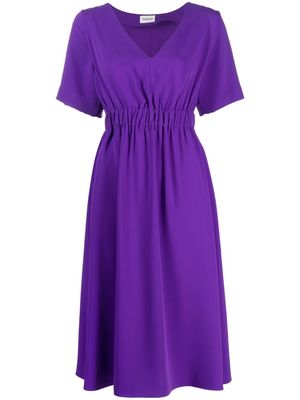 P.A.R.O.S.H. V-neck belted dress - Purple