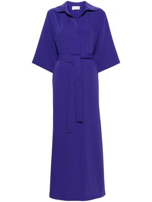 P.A.R.O.S.H. V-neck crepe maxi dress - Purple