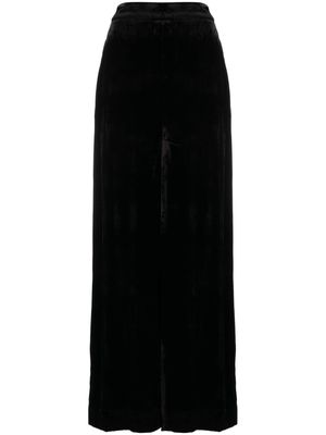 P.A.R.O.S.H. velvet maxi skirt - Black