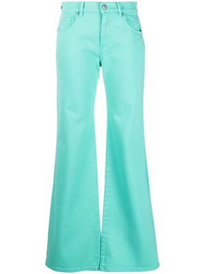 P.A.R.O.S.H. wide-leg high-waisted jeans - Green