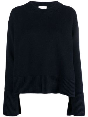 P.A.R.O.S.H. wide-sleeve wool jumper - Blue