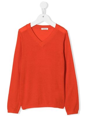 P.A.R.O.S.H. Woman V-neck cashmere jumper - Red