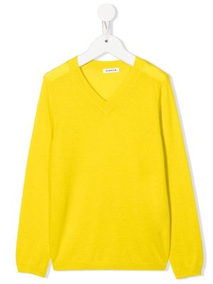 P.A.R.O.S.H. Woman V-neck cashmere jumper - Yellow