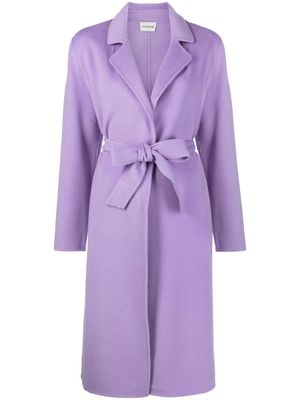 P.A.R.O.S.H. wool belted wrap coat - Purple