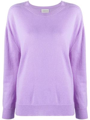 P.A.R.O.S.H. wool-cashmere round-neck jumper - Purple