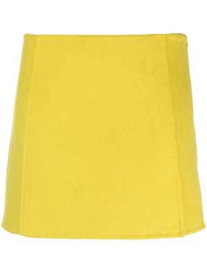 P.A.R.O.S.H. wool mini skirt - Yellow