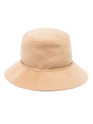 P.A.R.O.S.H. wool slip-on bucket hat - Brown
