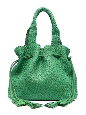 P.A.R.O.S.H. woven tassel-detail tote bag - Green