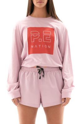 P.E Nation Arcade Long Sleeve T-Shirt in Fragrant Lilac