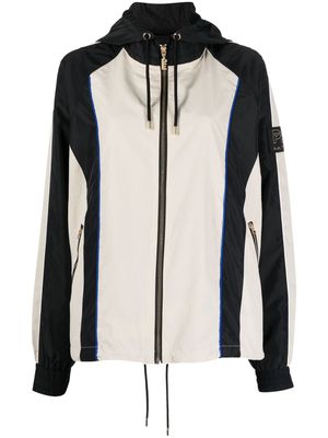 P.E Nation Formation colour-block hooded jacket - Neutrals