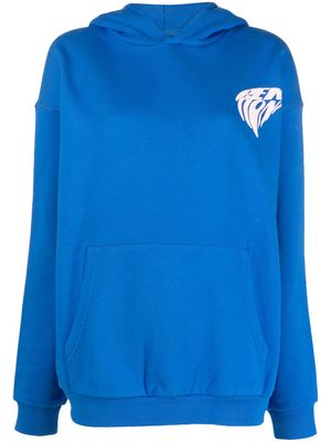 P.E Nation Formation organic-cotton hoodie - Blue