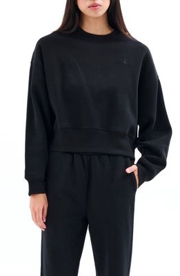 P. E Nation Recalibrate Brushed Fleece Sweatshirt in Black