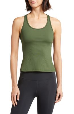 P. E Nation Reset Racerback Tank in Rifle Green