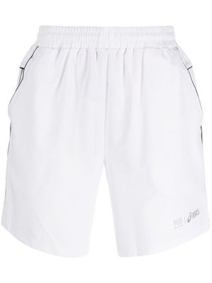 P.E Nation x Asics Venture torchon-piping track shorts - White