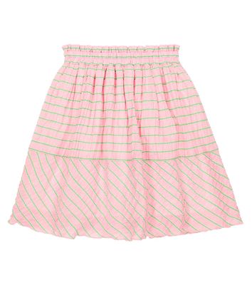 Paade Mode Alma striped seersucker skirt