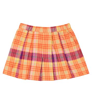 Paade Mode Checked cotton skort