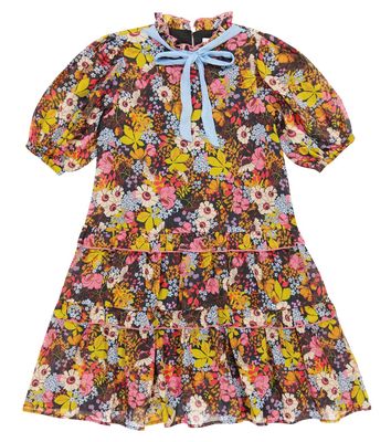 Paade Mode Floral cotton and silk dress