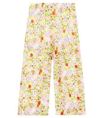 Paade Mode Floral cotton and silk pants