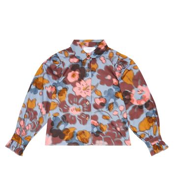 Paade Mode Floral-printed cotton shirt