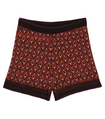 Paade Mode Intarsia wool-blend shorts