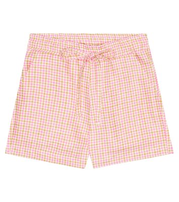 Paade Mode Lex checked linen shorts