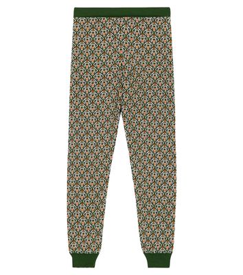 Paade Mode Patterned wool-blend sweatpants