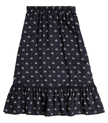 Paade Mode Ruched floral skirt