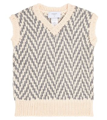 Paade Mode Striped wool-blend sweater vest