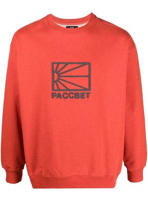 PACCBET embroidered-logo cotton sweatshirt