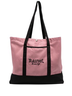 PACCBET embroidered Rassvet tote bag - Pink