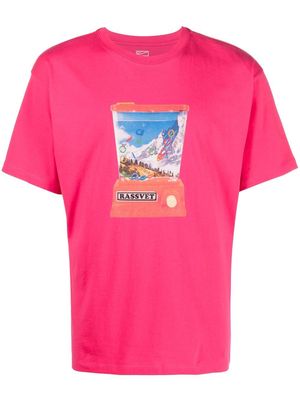 PACCBET graphic print short sleeve T-shirt - Pink