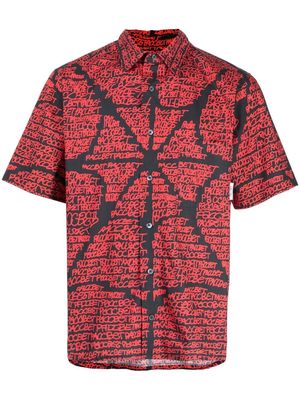 PACCBET graphic-print short-sleeved shirt - Red
