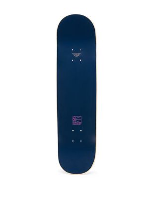 PACCBET graphic-print wood skateboard - Blue