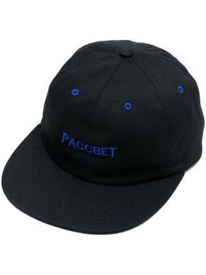 PACCBET logo-embroidered baseball cap - Black