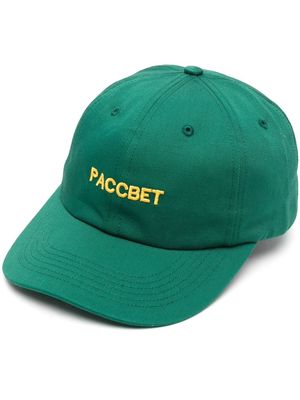 PACCBET logo-embroidered cap - Green