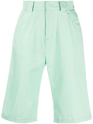 PACCBET logo-embroidered workwear shorts - Green