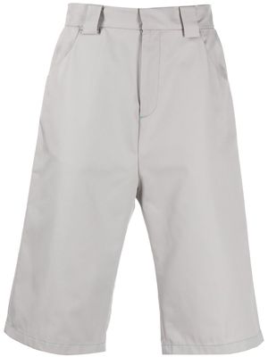 PACCBET logo-embroidered workwear shorts - Grey