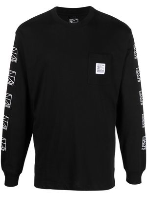 PACCBET logo-patch cotton T-shirt - Black