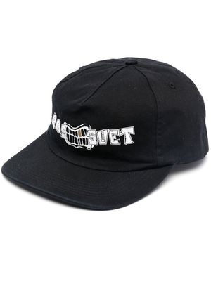 PACCBET motif print snapback cap - Black