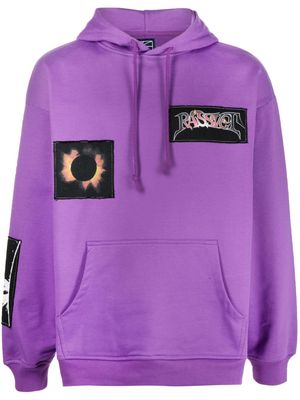 PACCBET Rassvet drawstring cotton hoodie - Purple