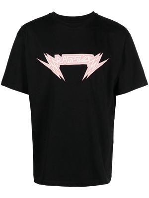 PACCBET Sparks graphic-print T-shirt - Black