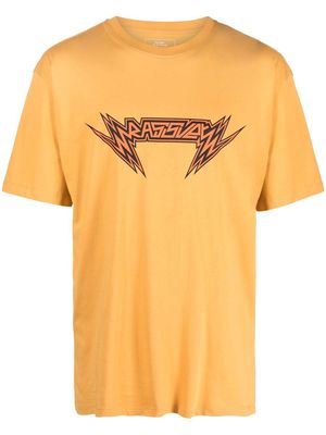 PACCBET Sparks graphic-print T-shirt - Orange