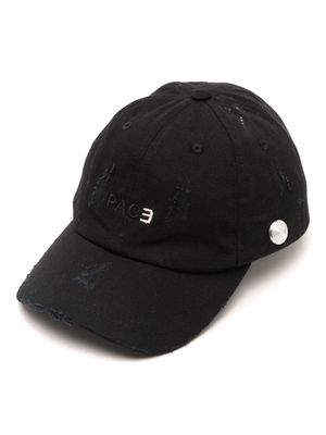 PACE logo-embroidered baseball cap - Black