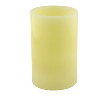 Pacific Accents 5x8 Ivory Flameless Candle Pill ar