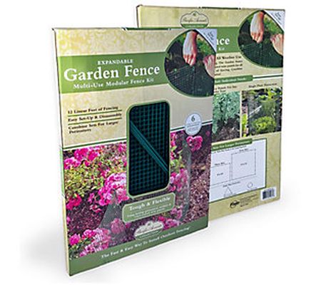 Pacific Accents Expandable Modular Garden Fence Kit