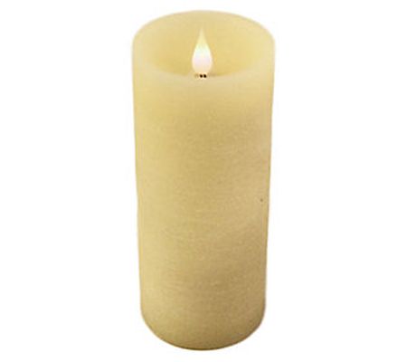 Pacific Accents Solare Flat Top 3" x 7" Flamele ss Candle