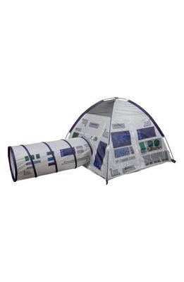 Pacific Play Tents Command Center Play Tent with Tunnel in Grey